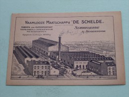 " DE SCHELDE " SCHOONAERDE Bij Dendermonde - Fabriek Van Meststoffen / Superfosfaat ( Voir Photo Pour Detail )! - Publicités