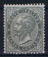 Italy Sa Nr 16, Yv Nr 14 Very Light Hinged, /*   Signed/ Signé/signiert/ Approval BRUN  Verde Grigio Score. - Nuevos