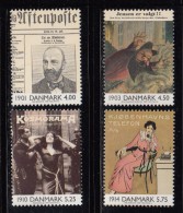 Denmark MNH Scott #1169-#1172 Set Of 4 Events And Personalities Of The 20th Century - Nuevos