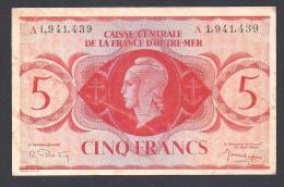 Caisse Centrale De La France D' Outre Mer - 5 Francs - Andere & Zonder Classificatie