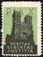 FRANCE  - Guerre 14-18 -  VIGNETTE -   PAX   Veritas Libertas Justitia - Militair