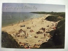 STORIA POSTALE FRANCOBOLLO COMMEMORATIVO Statesmen Of Ireland Eire Greetings From Brittas Bay Beach Spiaggia - Wicklow
