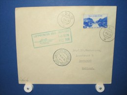 FFC First Flight 023 Oslo - Amsterdam 1939 - A161b (nr.Cat DVH) - Lettres & Documents