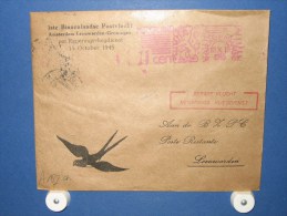 FFC First Flight 028 Amsterdam - Leeuwarden 1945 - A187a (nr.Cat DVH) - Airmail