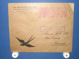 FFC First Flight 029 Amsterdam - Leeuwarden 1945 - A187b (nr.Cat DVH) - Poste Aérienne