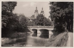 1935 DONAUESCHINGEN - SCHUTZENBRUCKE MIT STADTKIRCHE - Donaueschingen