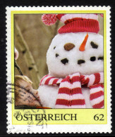 ÖSTERREICH 2012 - Schneemann Mit Kind - PM Personalisierte Ausgabe Used - Francobolli Personalizzati