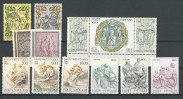 Vatican: Année 1982 ** (726/ 738) - Années Complètes