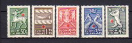 FINLANDE     Neuf **     Y. Et T.   N° 246 / 250     Cote: 7,50 Euros - Unused Stamps