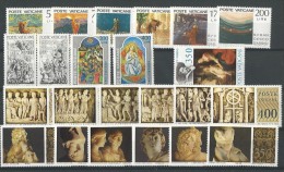 Vatican: Année 1977 ** (628/ 650) - Années Complètes