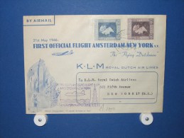 FFC First Flight 048 Amsterdam - New York / Chicago 1946 - A239a (nr.Cat DVH) - 2a. 1941-1960 Oblitérés