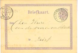 1877 Bk Van SOEST (langstempel) Naar Zeist Via Trein AMSTERD-ZUTPH: III Van 12 JUN 77 - Storia Postale