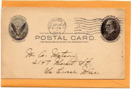 United States 1904 Card Mailed - 1901-20