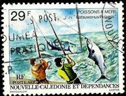NEW CALEDONIA 29 FRANCS POISSONS & MERS FISHING SET OF 1 USEDNH 1970's(?)SG415 READ DESCRIPTION!! - Oblitérés