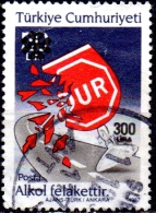 TURKEY 1987 Road Safety - 20l Smashed Drinking Glass & Road FU - Used Stamps