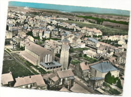 CPSM 57 HAGONDANGE VUE  AERIENNE QUARTIER DE L'EGLISE - Hagondange