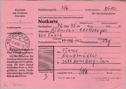 Heimat DE BAY HOMBERG 1982-06-02 Auf Notkarte - Maschinenstempel (EMA)