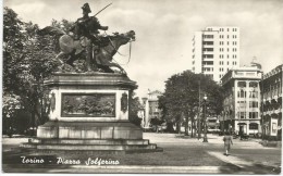 I2123 Torino - Piazza Solferino / Viaggiata 1957 - Places & Squares