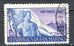 San Marino 1948 Lavoro N. 336, 337, 3490 Usati - Gebruikt