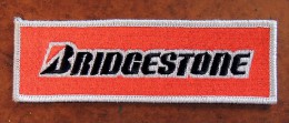 Patch Écusson Tissu à Coudre - Pneus Bridgestone - Autosport - F1