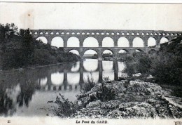 2535 Postal Francia Gand  Puente Romano - La Grand-Combe