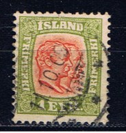 IS+ Island 1907 Mi 49 Könige - Usados