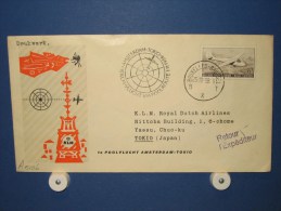 FFC First Flight 133 Amsterdam - Tokyo Japan 1958 - A510b (nr.Cat DVH) - Airmail