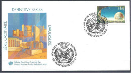 1990 Nations Unies VIENNE 103 FDC Batiments, Série Courante - FDC