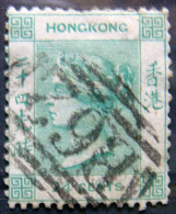 HONGKONG 1863 24c Queen Victoria USED Scott18 CV$13 - Used Stamps