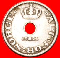 * CROWN (1924-1951): NORWAY ★ 10 ORE 1924! HAAKON VII (1905-1957)! LOW START! ★ NO RESERVE! - Norvège