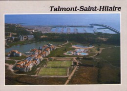 Talmont-Saint-Hilaire.. Belle Vue Aérienne.. "Bourgenay".. Village Du Lac.. Le Nouveau Port.. Tennis - Talmont Saint Hilaire