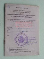 PERMIS International De CONDUIRE / Int. RIJBEWIJS Brussel 1964 ( Peeters André 1923 Nijlen / Zie Foto Voor Détail ) ! - Non Classés