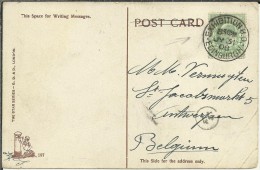REINO UNIDO TP CON MAT EDINBURGH EXHIBITION 1908 - Storia Postale