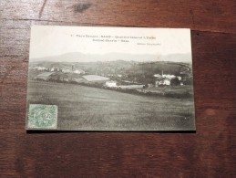 Carte Postale Ancienne : SARE : Quartier Ialar Et L' Usine , En 1907 - Sare