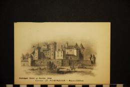 CP, 19, POMPADOUR Ancien Château N° 27 Vierge - Arnac Pompadour