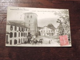 Carte Postale Ancienne : ASCAIN : Départ Des Touristes Au Mont De La Rhune, En 1905 - Ascain