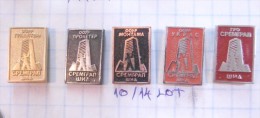 SREMGRAP Sid (Serbia) Yugoslavia / Assembly, Construction, Decoration Company / LOT PINS - Loten