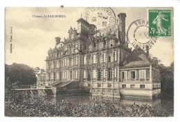 Cp, 27, Château De Beaumesnil, Voyagée 1913 - Beaumesnil