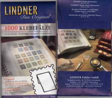 Klebefalz Für 2000 Briefmarken Vorgefalzt New 10€ Zum Traditionelle Sammeln Von LINDNER #7040 Falz Join Fold Out Germany - Materiale