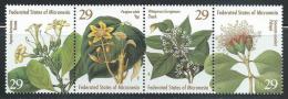 Micronesia     "Flowers"    Strip Of 4    SC# 195   MNH** - Micronésie
