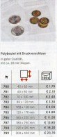 1x100xPolybeutel #782 Größer Mit Verschluß Neu 2€ Zum Schutz/Einsortieren Lindner 70x100mm For Pin Coins Stamps Of World - Lotes