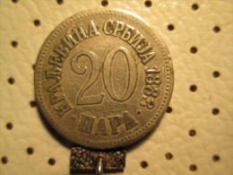 SERBIA 20 Para 1883    # 6 - Serbie