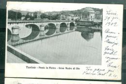 TORINO Ponte In Pietra - Gran Madre Di Dio ( Plis Dans Un Angle ) - Fas142 - Ponts