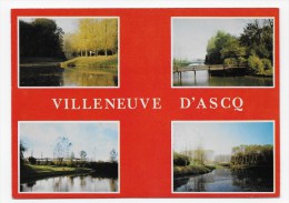 VILLENEUVE D' ASQ - LE PARC DU HERON - MULTIVUES - CPM GF VOYAGEE - Villeneuve D'Ascq