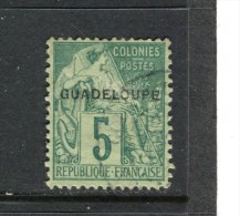 GUADELOUPE - Y&T N° 17° - Type Alphée Dubois - Usados