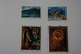 Timbres Oblitérés  De La Polynésie Française N°77 /121 / 97 /65  Cote 91F En 1999 - Oblitérés