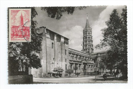 CPA 31 France Carte Maximum Artisanale Yvert N° 772 Basilique Romane Saint Sernin Toulouse - Commémoratifs