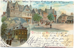 Hanau, Farb-Litho, 1899 - Hanau