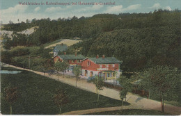 AK Cafe Gasthaus Waldfrieden Kuhschnappel Bei Hohenstein Ernstthal Egidien Stempel Glauchau Chemnitz Lichtenstein - Lichtenstein