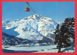 162981 / SILVAPLANA - Aerial Lift Teleporte Luftseilbahn USED FLAME WINTER SPORT 1967 Switzerland Suisse Schweiz - Silvaplana